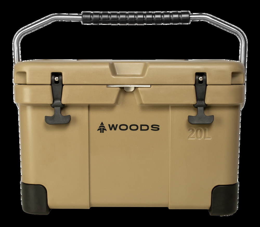 Woods ARCTIC Roto-Moulded Cooler with Handle, 20-L, Tan
