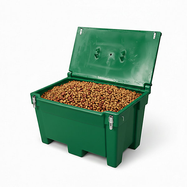 Bac de stockage de denrées animales/multi-usages 300l avec grenouillères
