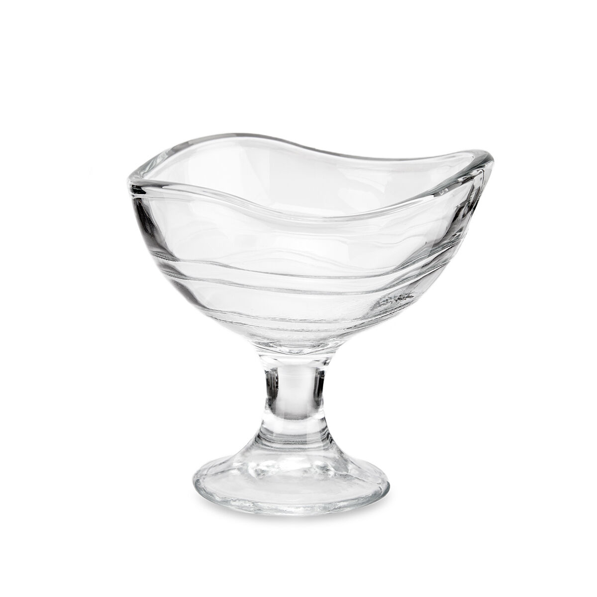 Taça de gelado forma ondulada