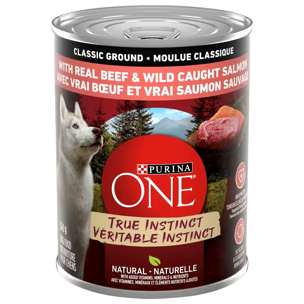 Purina ONE SmartBlend True Instinct Wet Dog Food, 368-g
