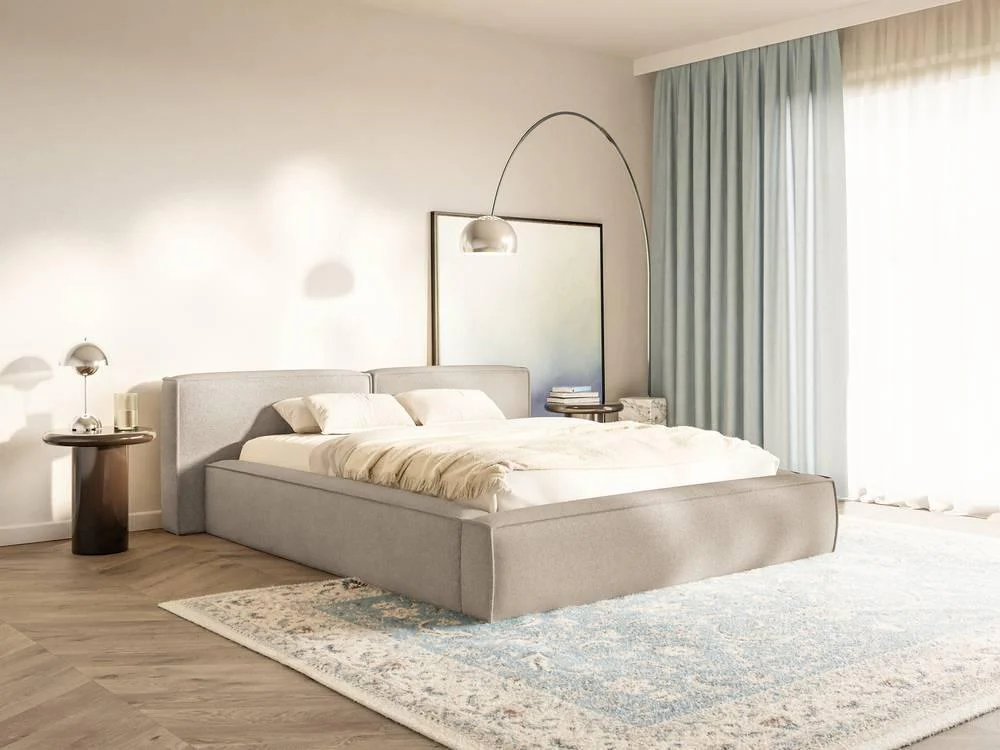 Bedframe Remera laag chenille 180 x 200 cm