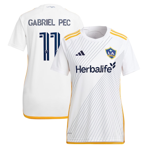 Gabriel Pec LA Galaxy adidas Women's 2024 Angelino Kit Replica Player Jersey - White
