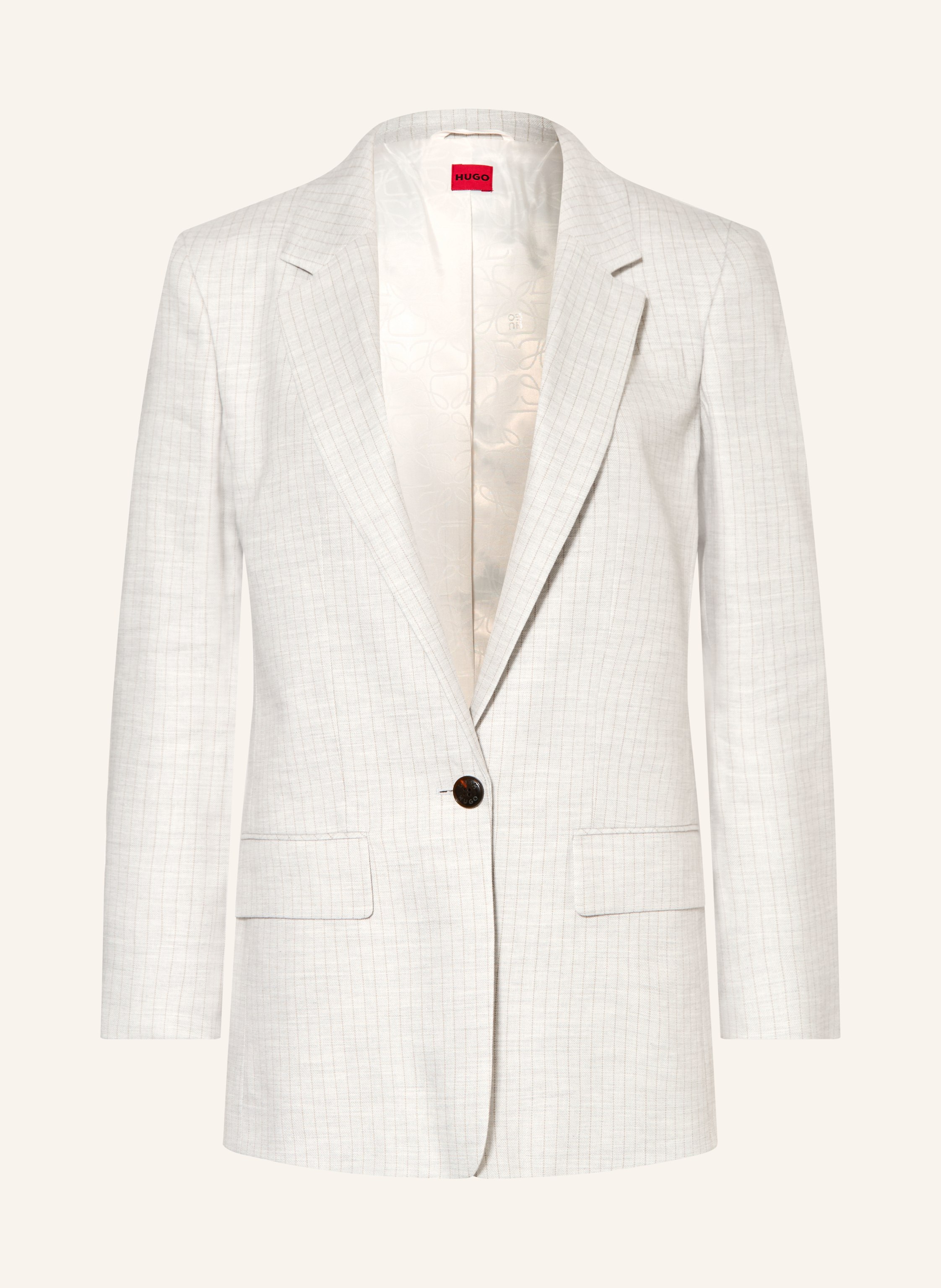 HUGO Blazer ANETTEA mit Leinen
