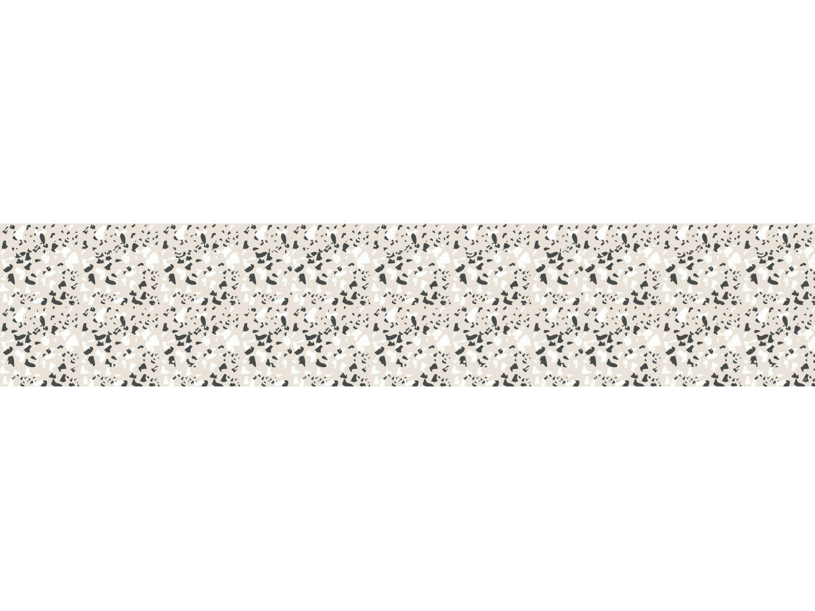 TERRAZZO - Crédence adhésive greige 400x40cm