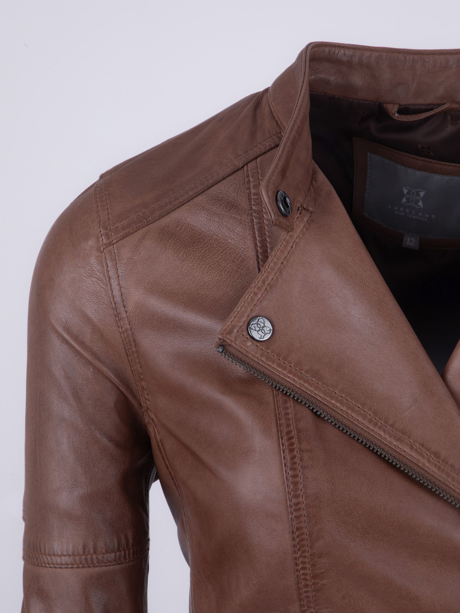Lakeland Leather Tarn' Leather Biker Jacket