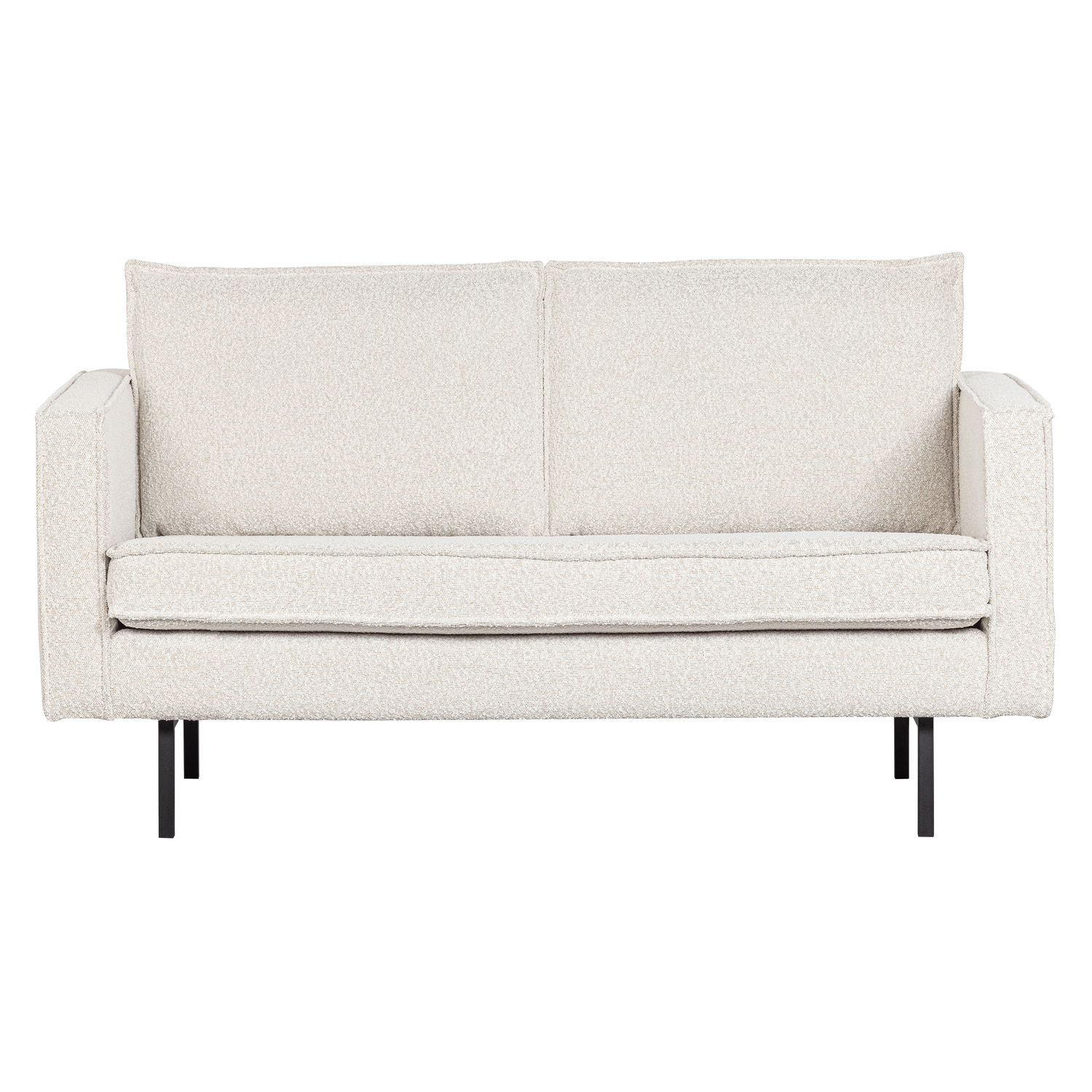 WOOOD 2-zits bank Rodeo - Bouclé - Naturel - 85x150x86