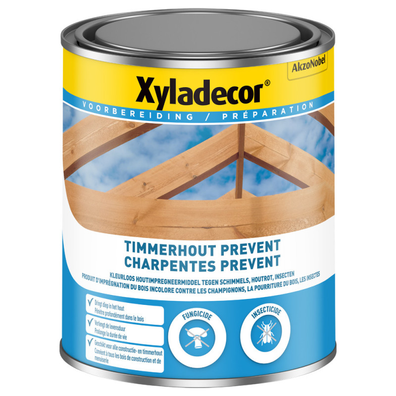 Préparation pour bois Charpentes Prevent 0,75 L XYLADECOR