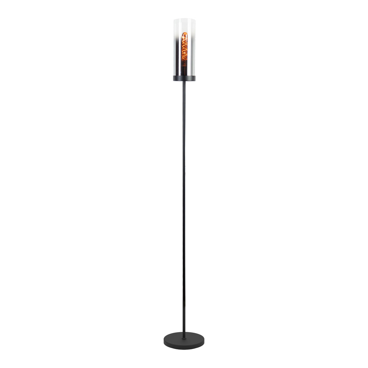 EGLO vloerlamp Toothill - e27 - 153,5 cm - zwart/ombre effect