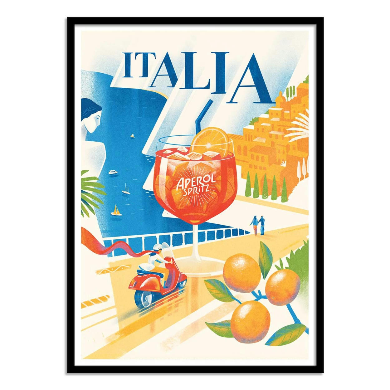 MARK HARRISON - ITALIA - MARK HARRISON - Affiche d'art 30 x 40 cm