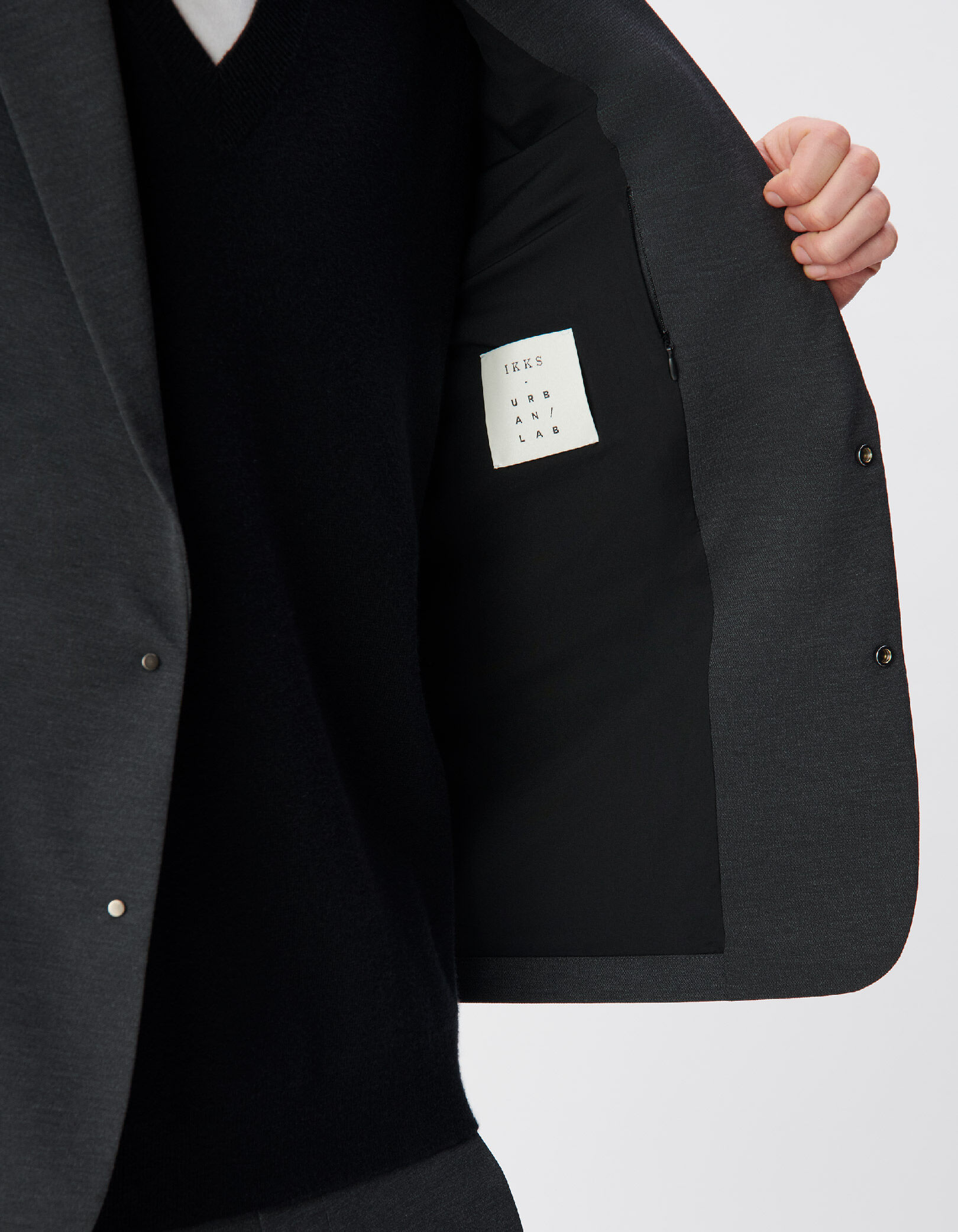 Veste de costume grise maille ULTRA MOBILITY Homme