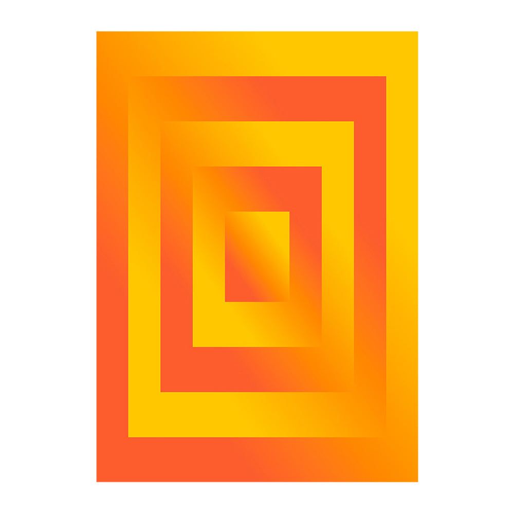 Paper Collective Absorb 06 Poster 50 x 70 cm - Yellow / Orange