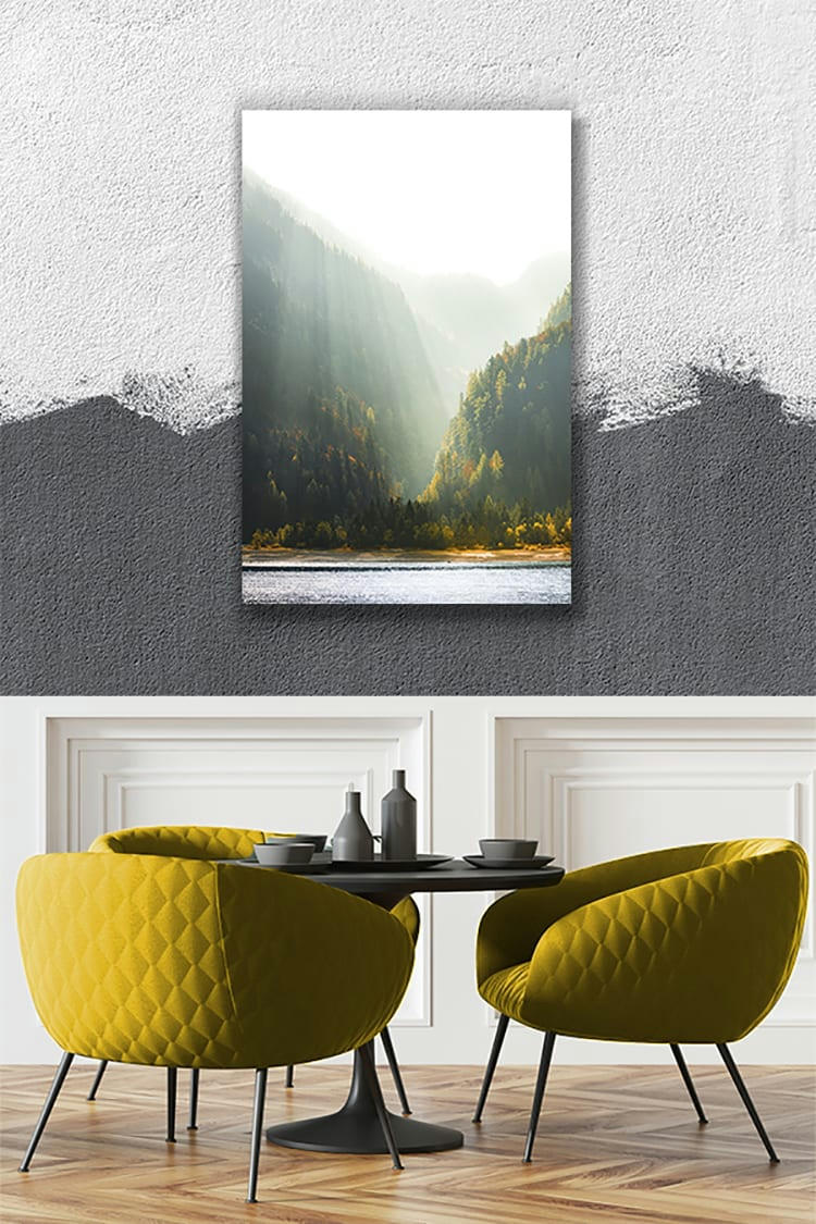 BRUME MATINALE - Photographie d'art d'Hugo Grandcolas 60x80 cm sur plexi