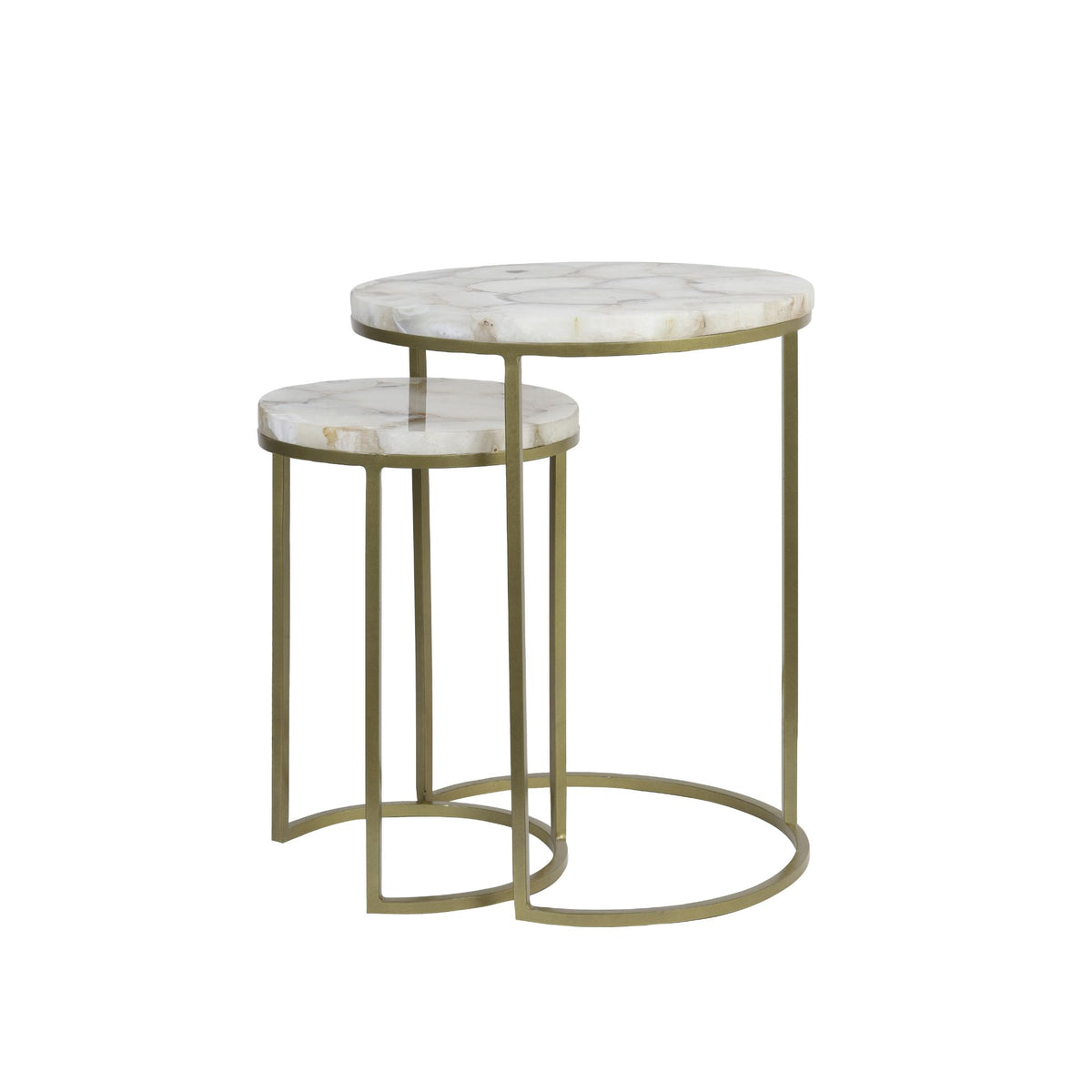 Light & Living bijzettafel AXAT - brons - Ø41cm