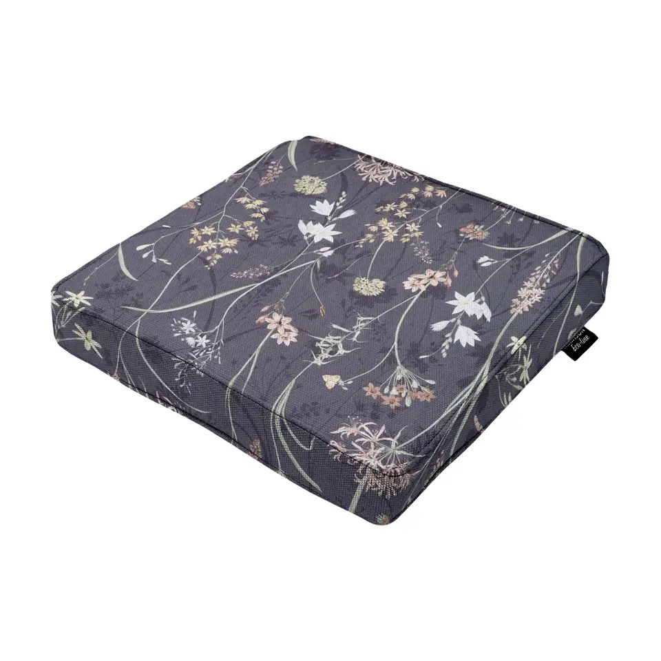 Madison - Zitkussen Donna grey canvas eco  - Ca. 40x40 cm - Set van 4