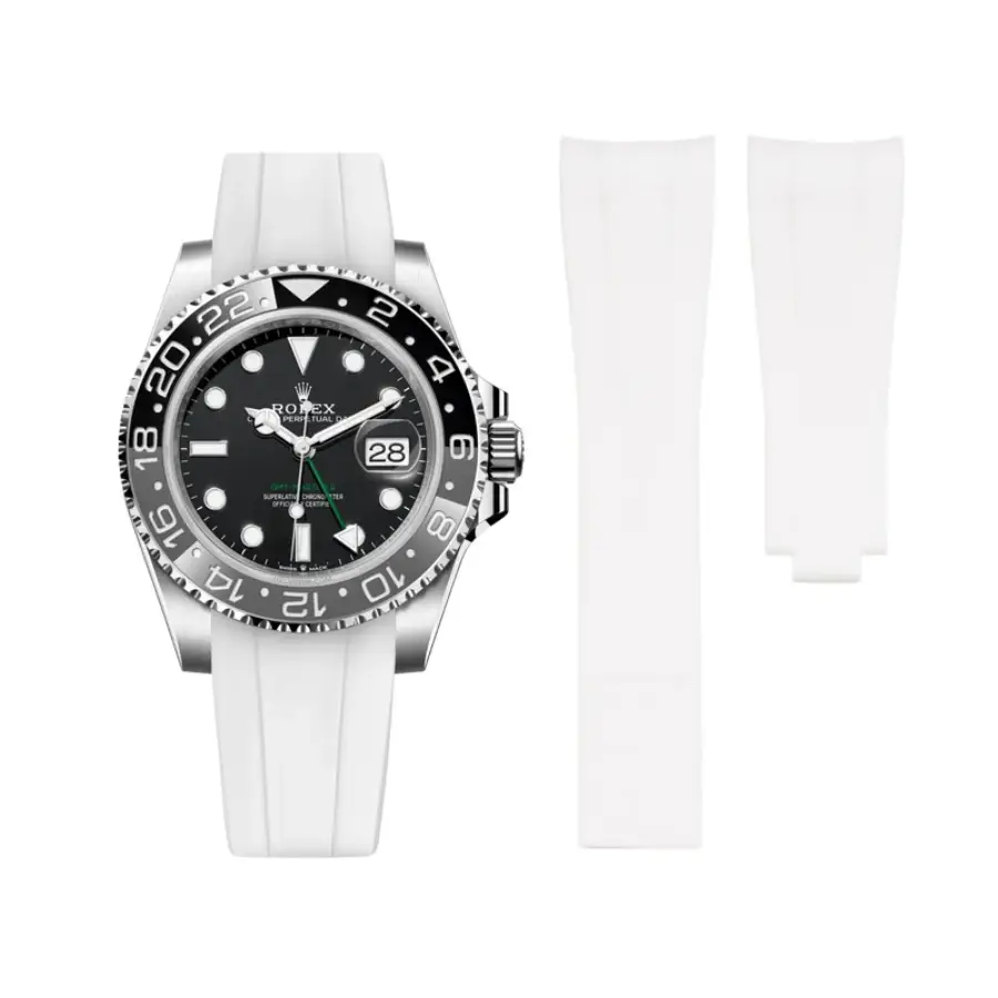 Rolex – GMT-Master –  Rubber Strap – White