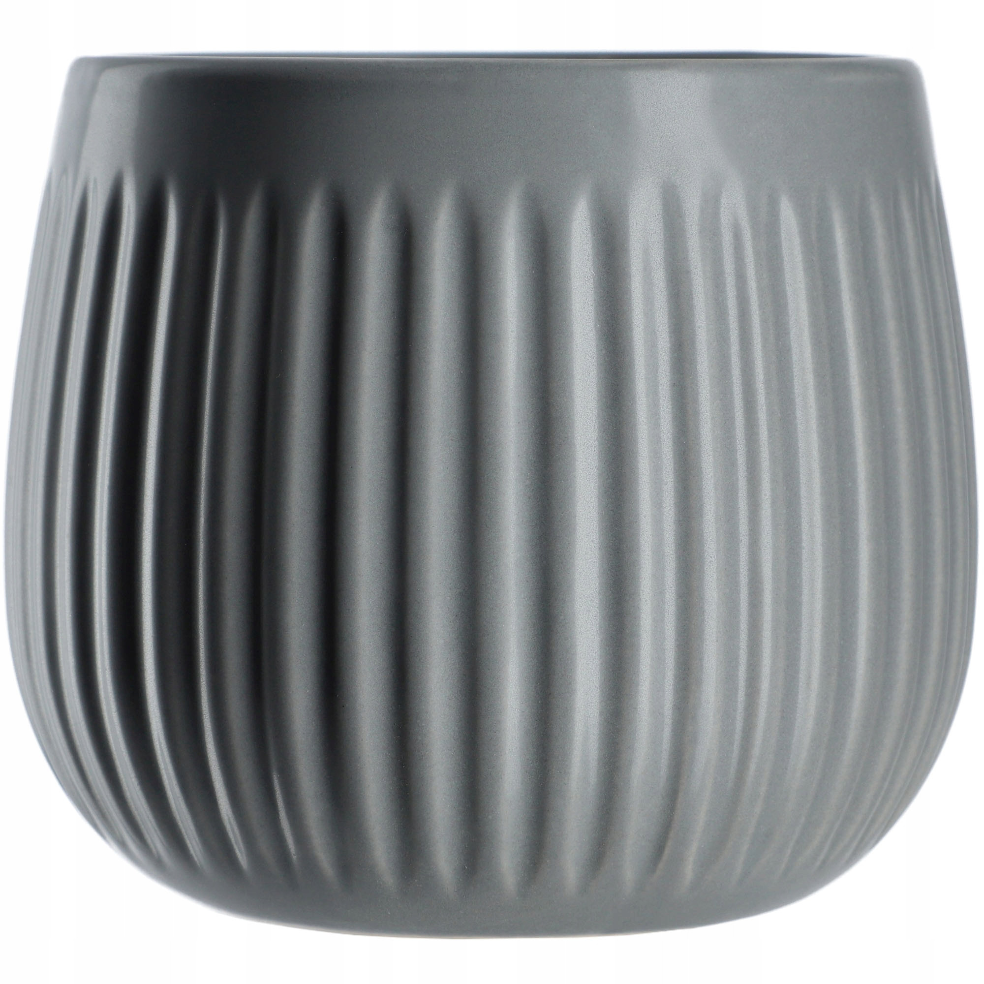 Kadax Doniczka Ceramiczna 14cm Osłonka Szara