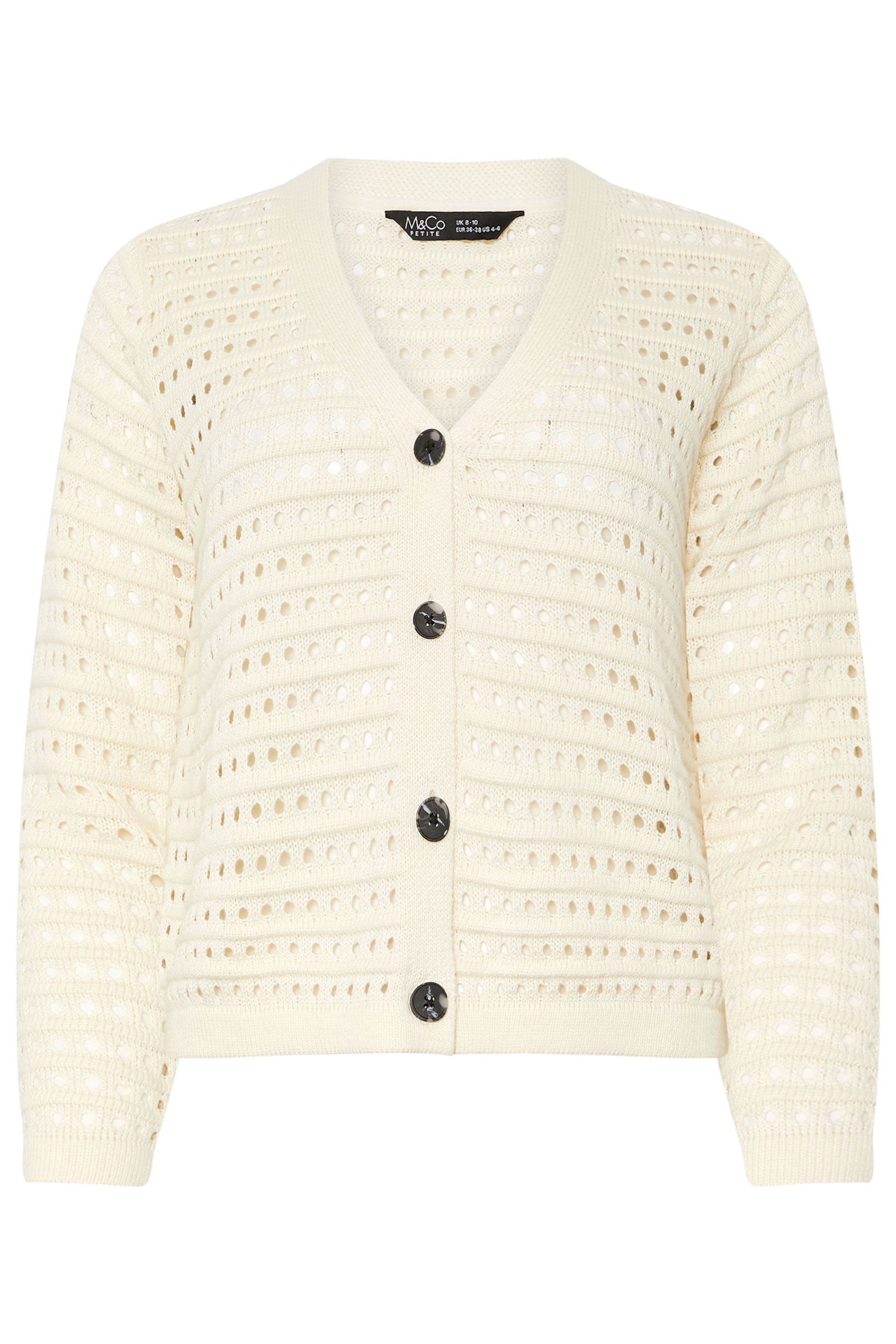 M&Co Petite Crochet Cardigan