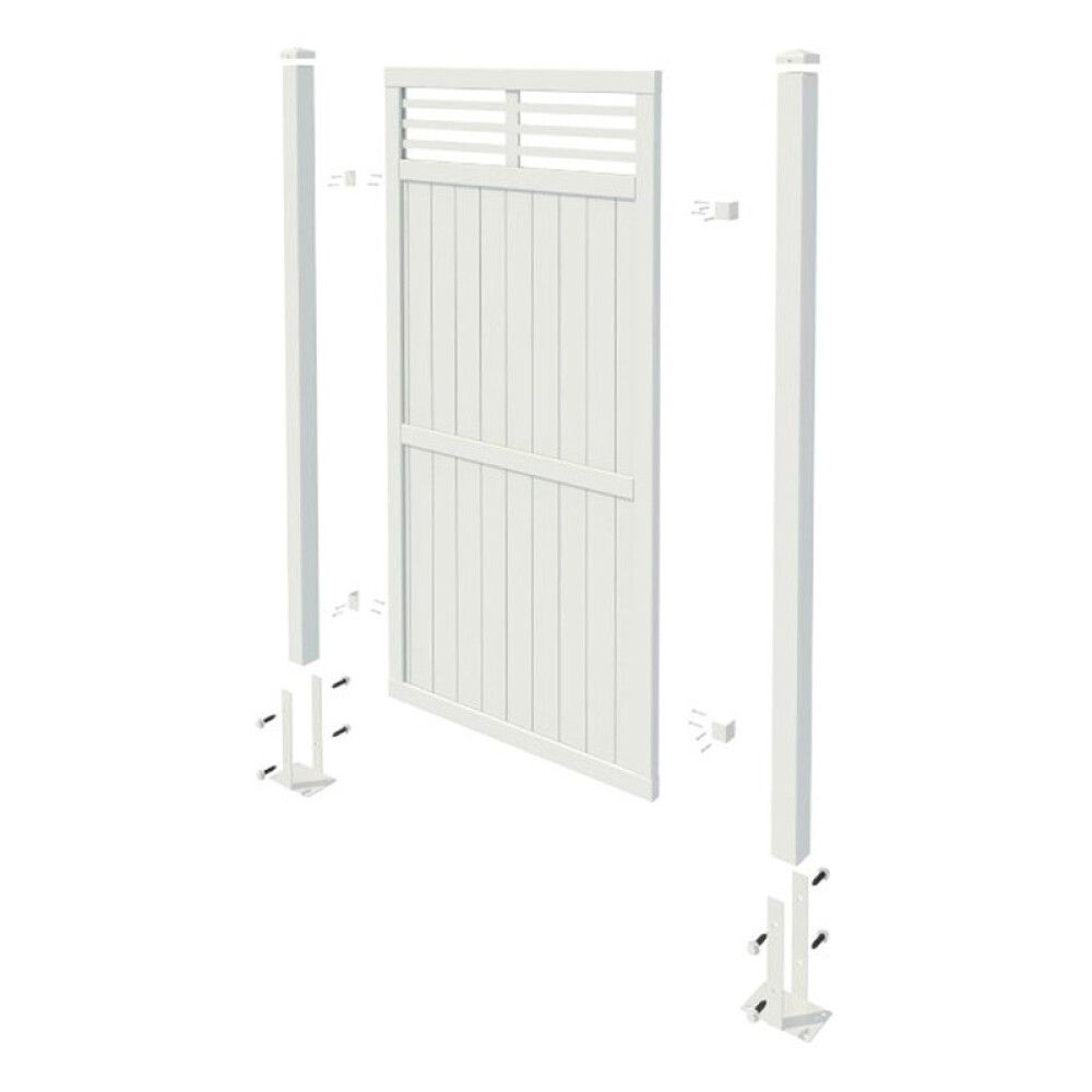 LEVEGG PALMAKO KARINA HVIT 90 X 180 CM