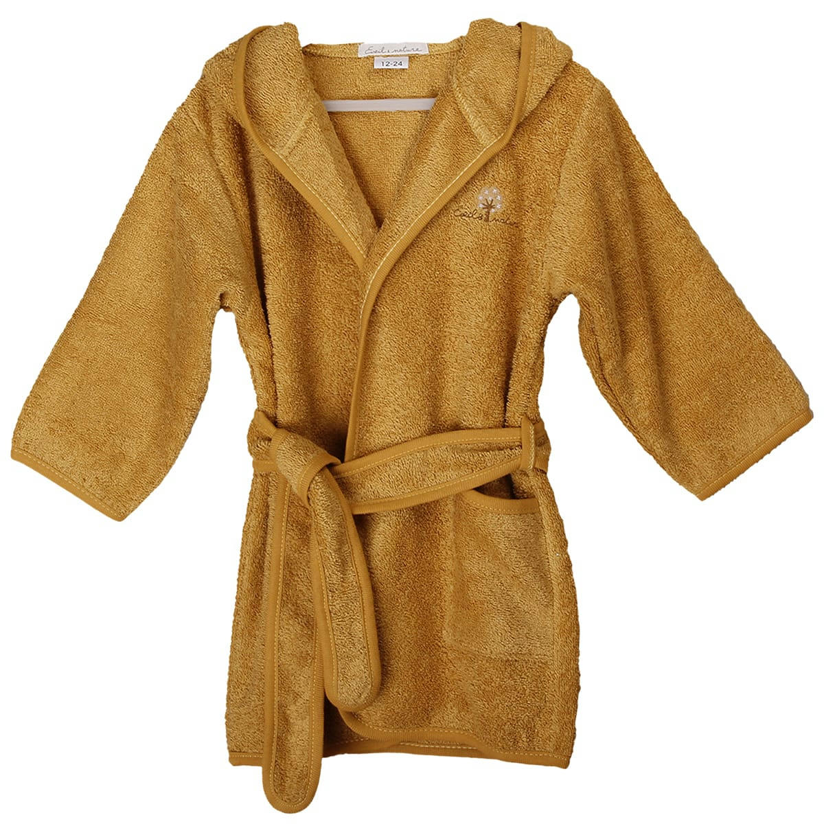 GAMME BIO UNIS - Peignoir 12/24 mois Coton bio Jaune