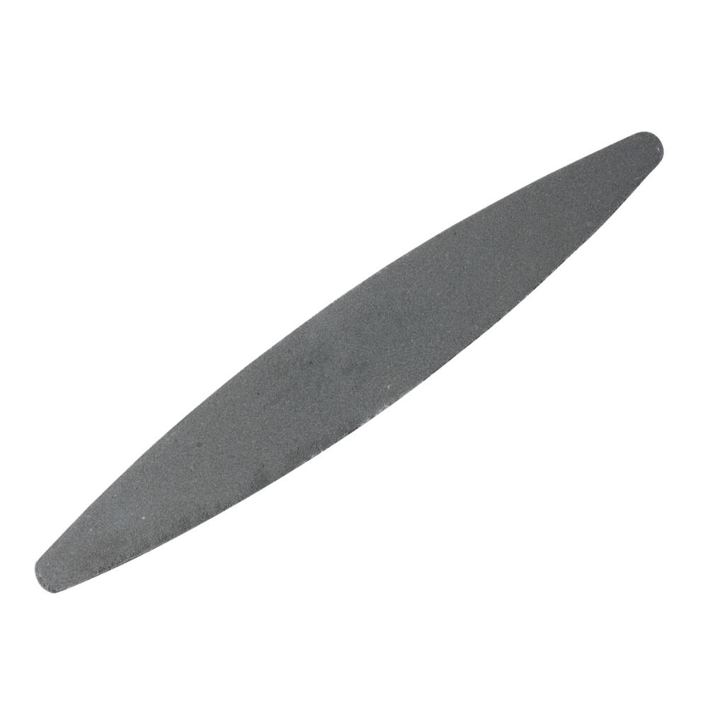 Pierre à aiguiser ovale fer noir affutâge outils de coupe L23cm