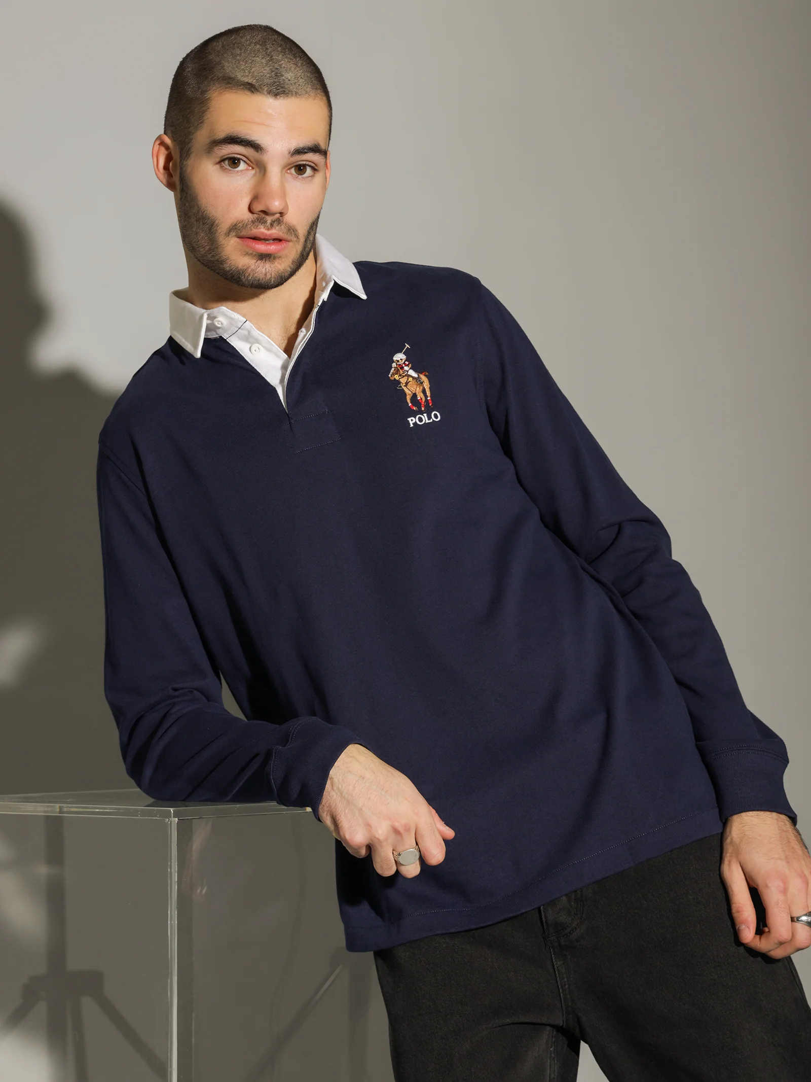Polo Bear and Big Pony Rugby Shirt