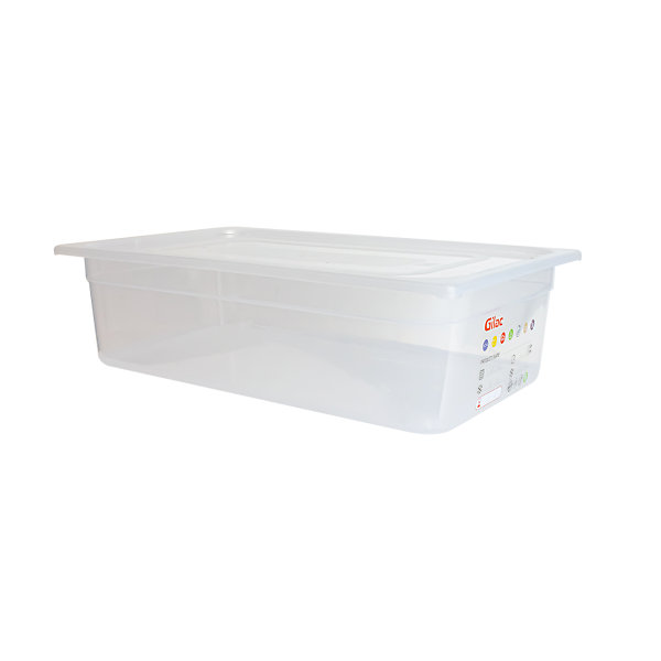 Bac gastronorme GN1/1 HACCP   couvercle - 150 mm - 20 L - Lot de 2