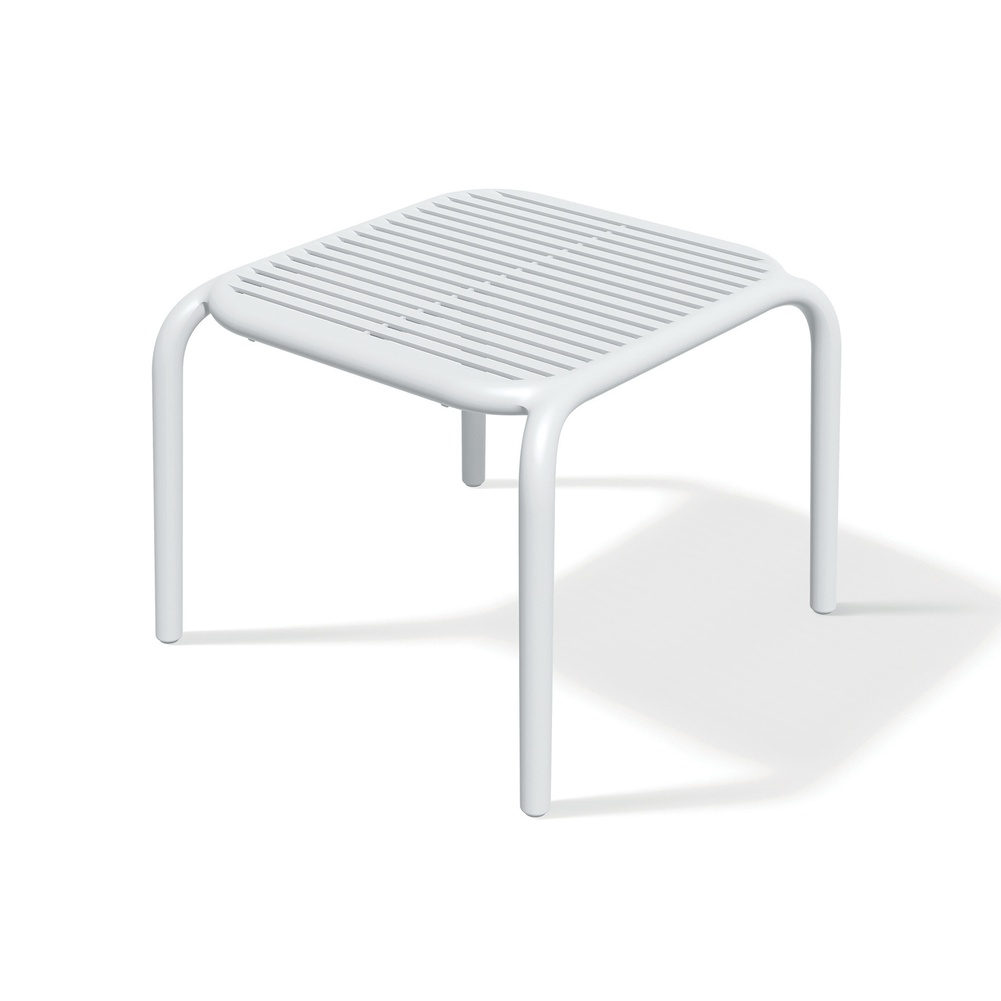 Stolik ogrodowy kawowy Brene White 54,5 x 53,5 cm FERNE