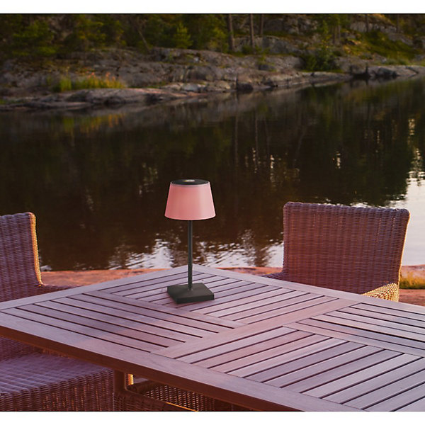 Lampe de table extérieure autonome rechargeable - Trio - Sanchez