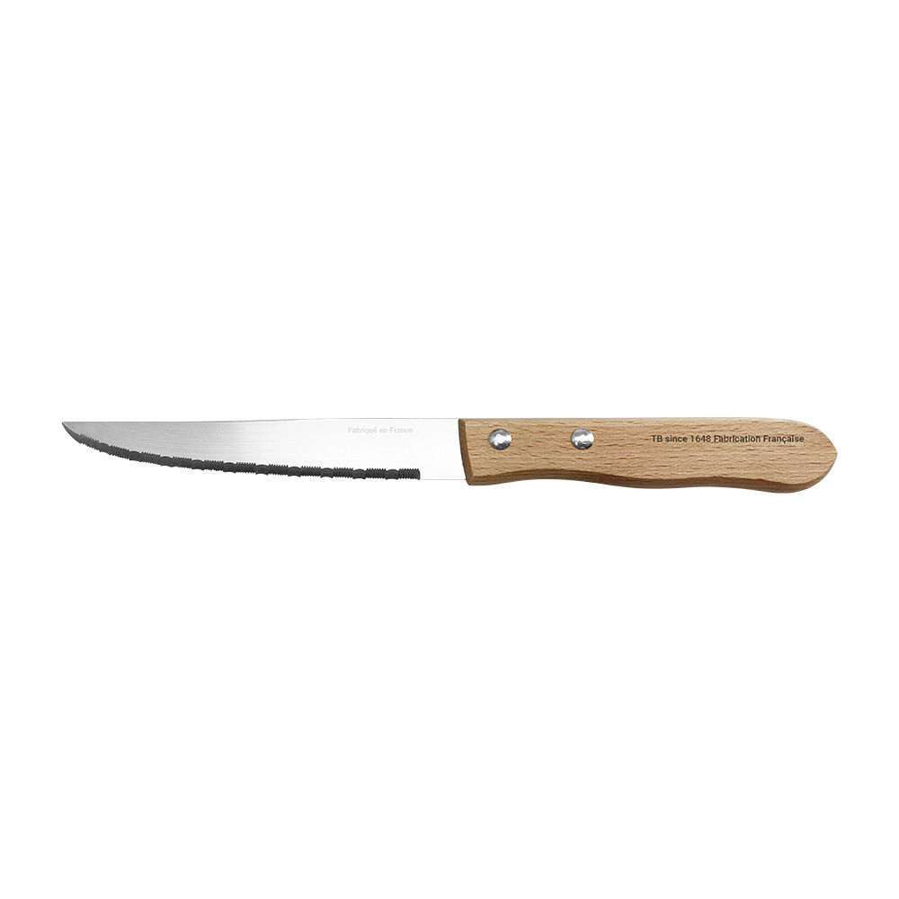 Couteau à steack manche hêtre