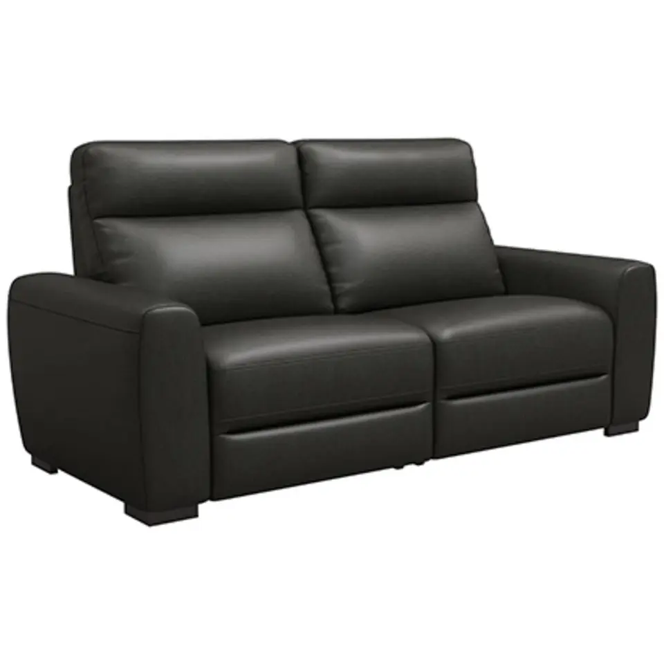 Bank James 3-zits - stof Melbourne - zwart