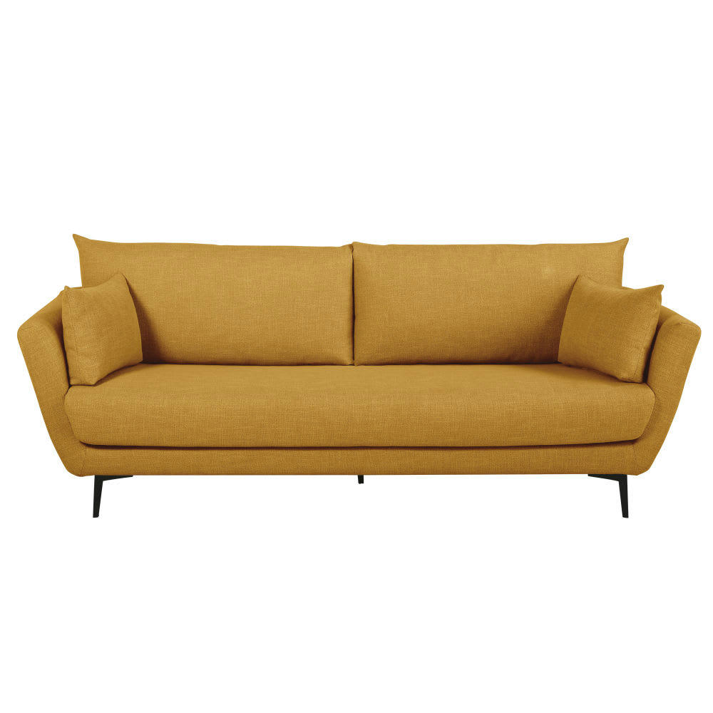 Prague - Canapé 2/3 places jaune