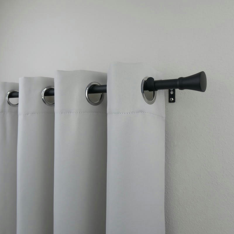 REGENT - - Kit tringle extensible ø 16/19 110 à 210 cm - Noir mat