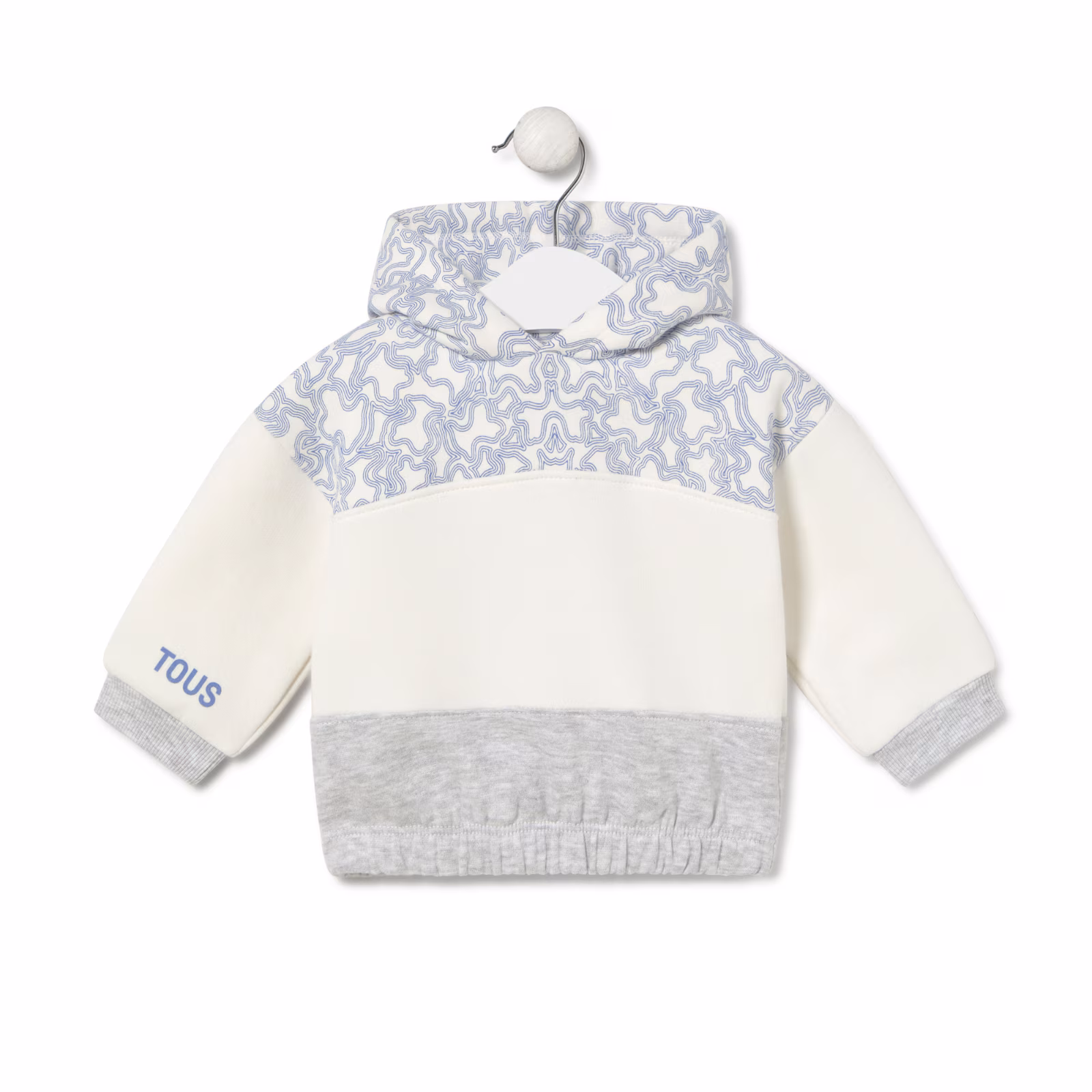 Sudadera con capucha Kaos Casual celeste