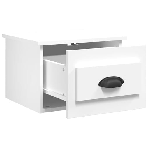 NNEVL Wall-mounted Bedside Cabinets 2 pcs White 41.5x36x28cm