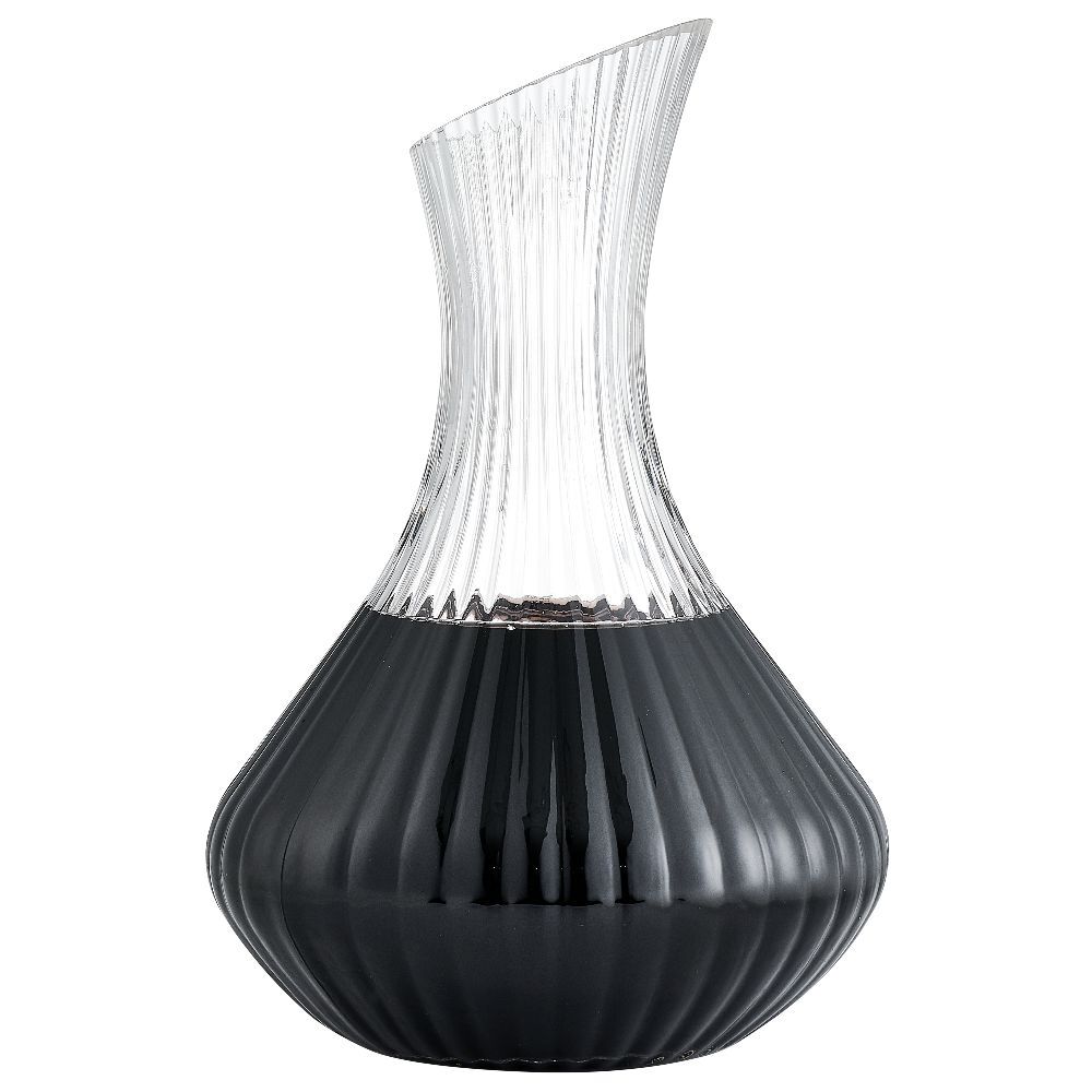 Carafe à décanter 1,5L strie en relief verre transparent