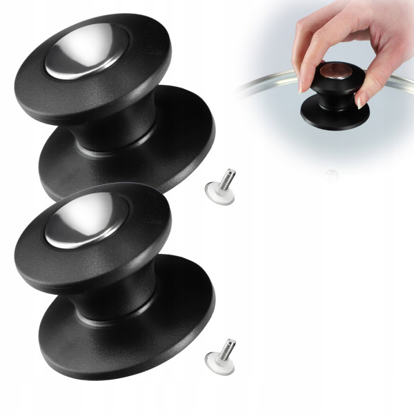 Kadax Uchwyt Do Pokrywki Gałka Pokrywy Zestaw 2szt