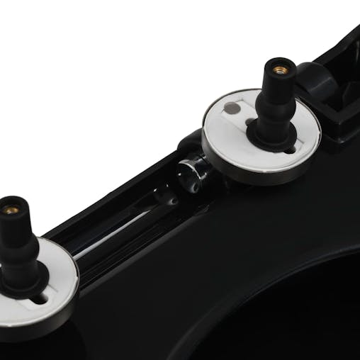 NNEVL Soft-close Toilet Seat with Quick-release Design Black