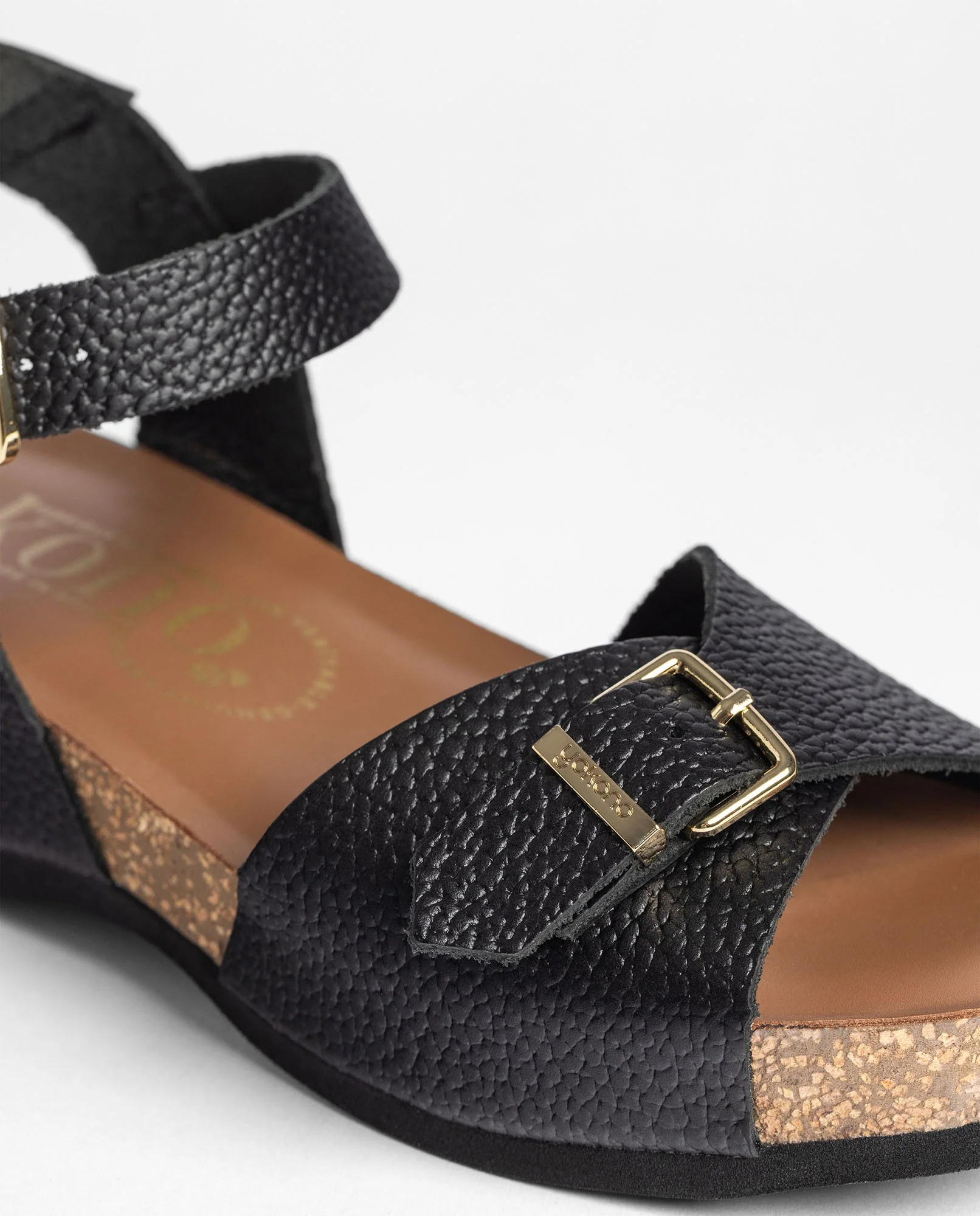 Sandalia cuña BOGO-263 negro