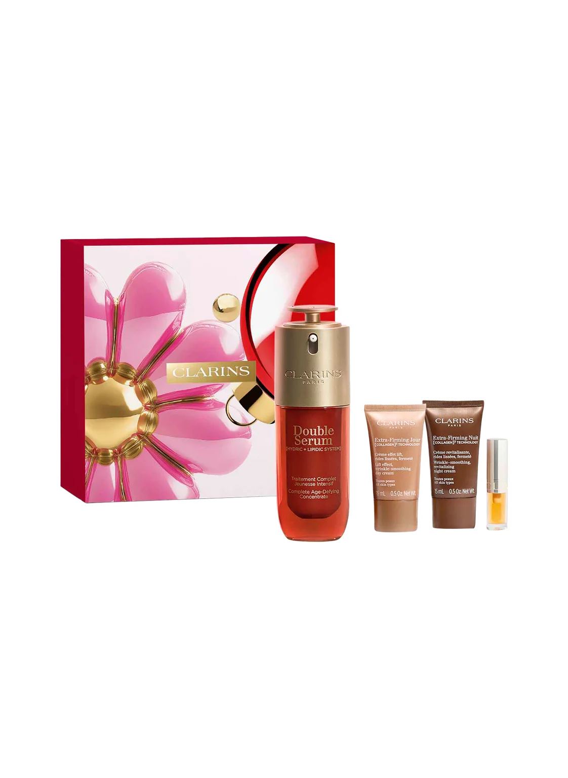 CLARINS DOUBLE SERUM & EXTRA-FIRMING COLLECTION