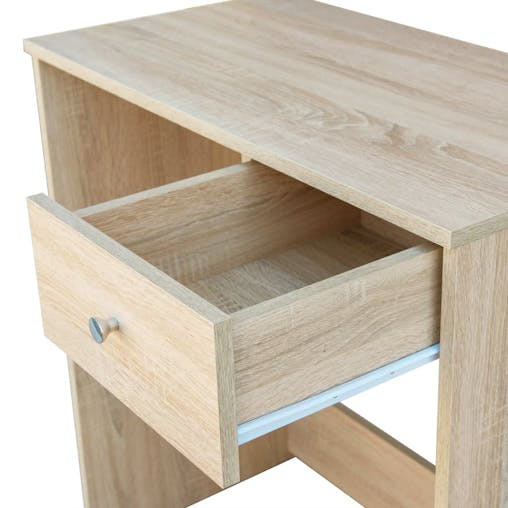 NNEVL Dressing Table Chipboard 75x40x141 cm Oak