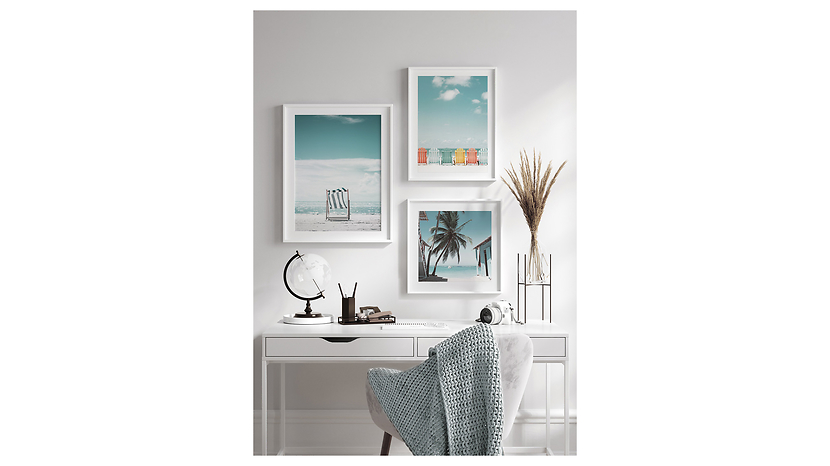 Obraz w ramie Palm View In The Ocean Breeze 73x73 cm