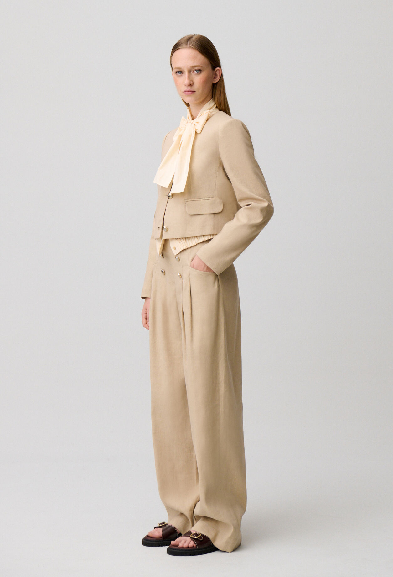 Veste courte tailleur
