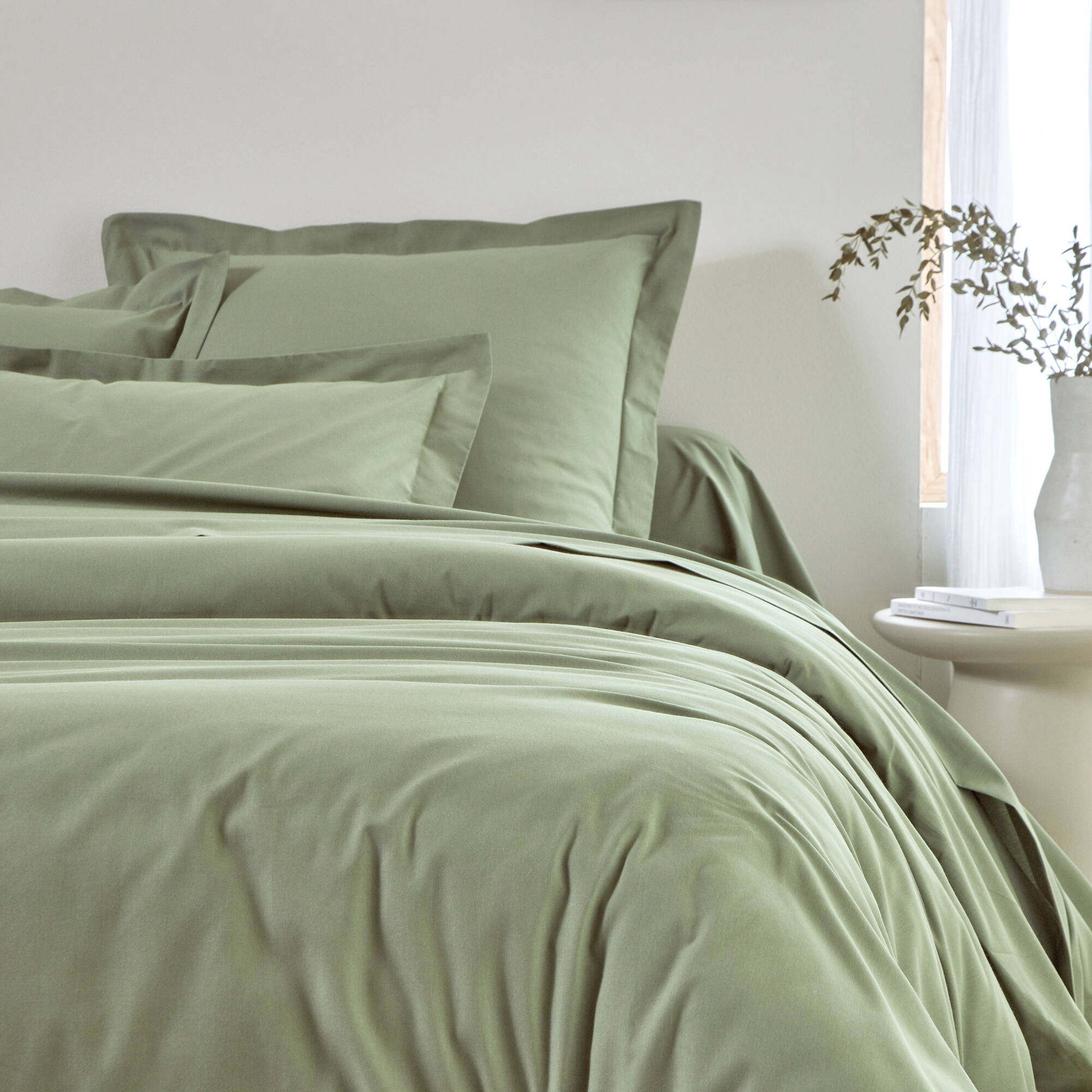 Linge de lit uni - coton bio**