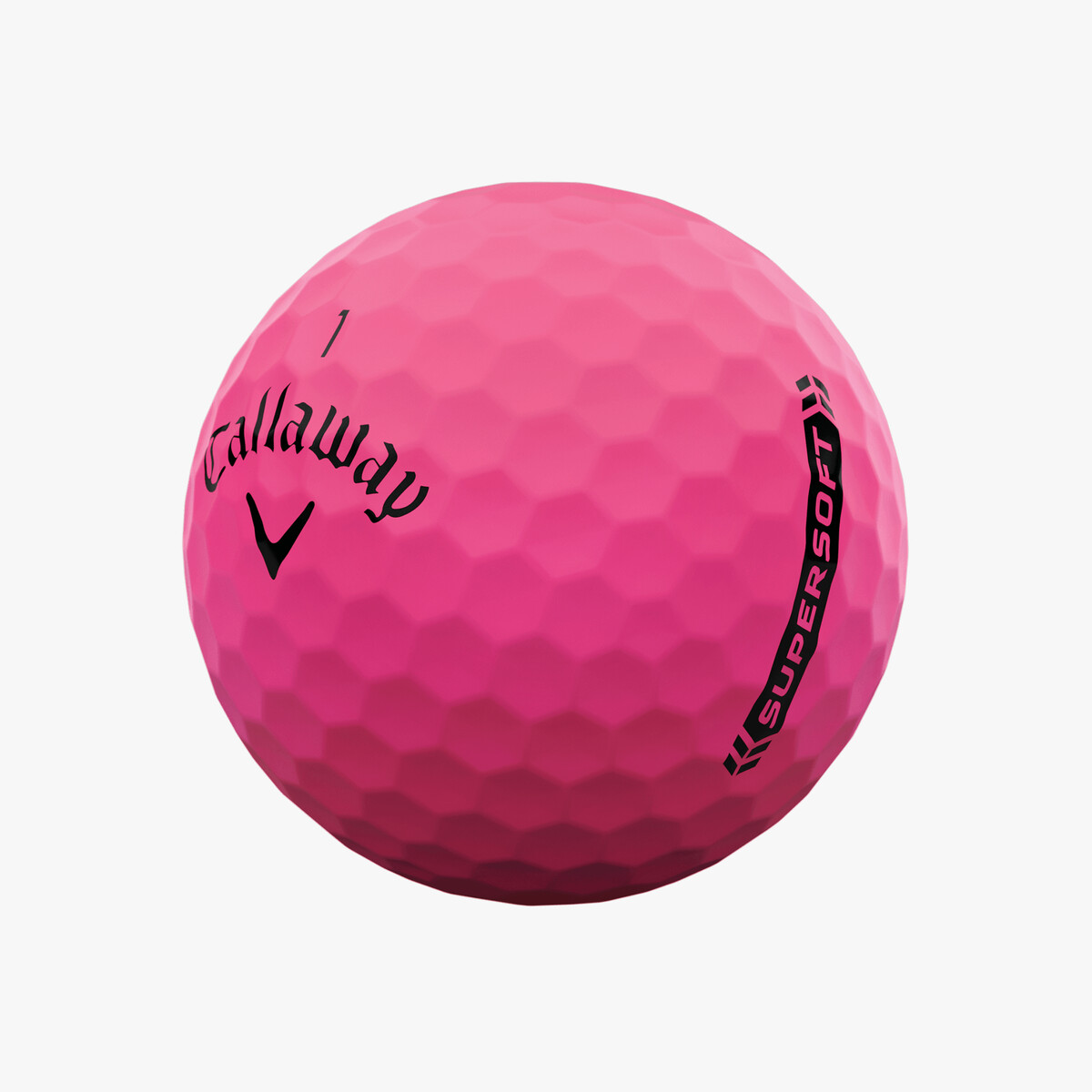 Supersoft Matte Pink Golf Balls