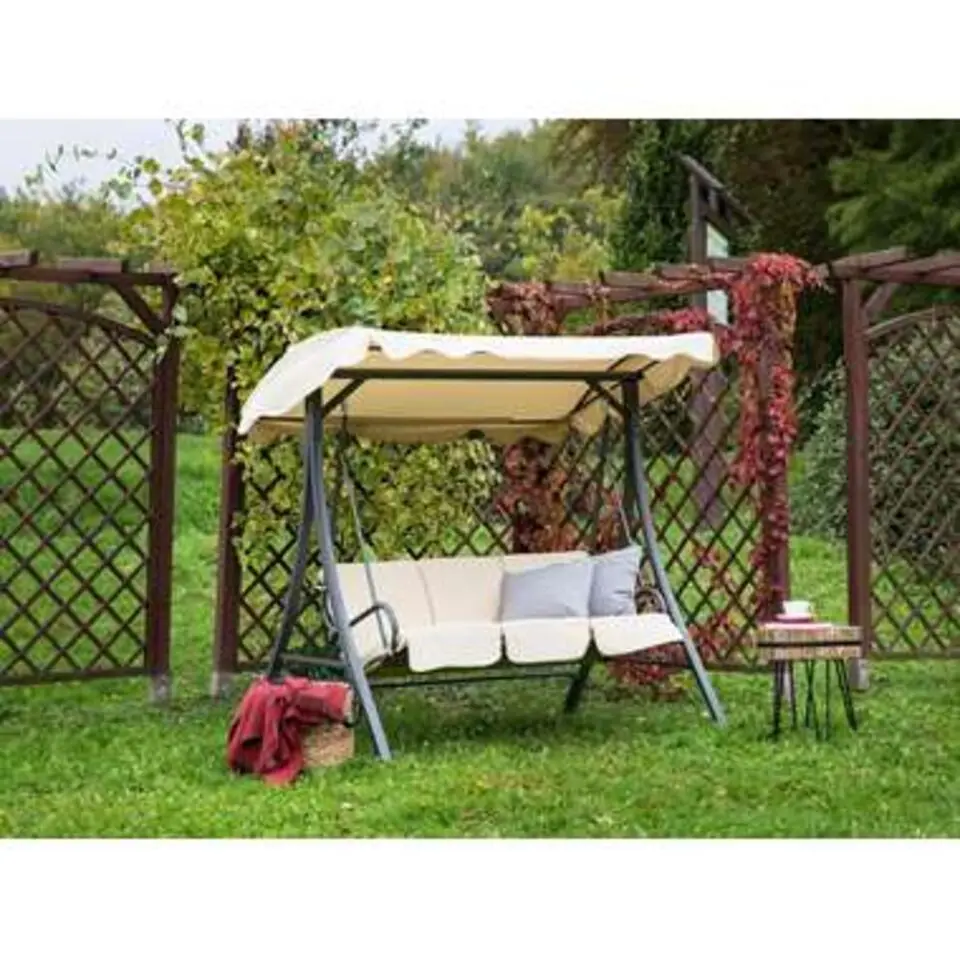 GARBO - Schommelbank - Beige - Polyester