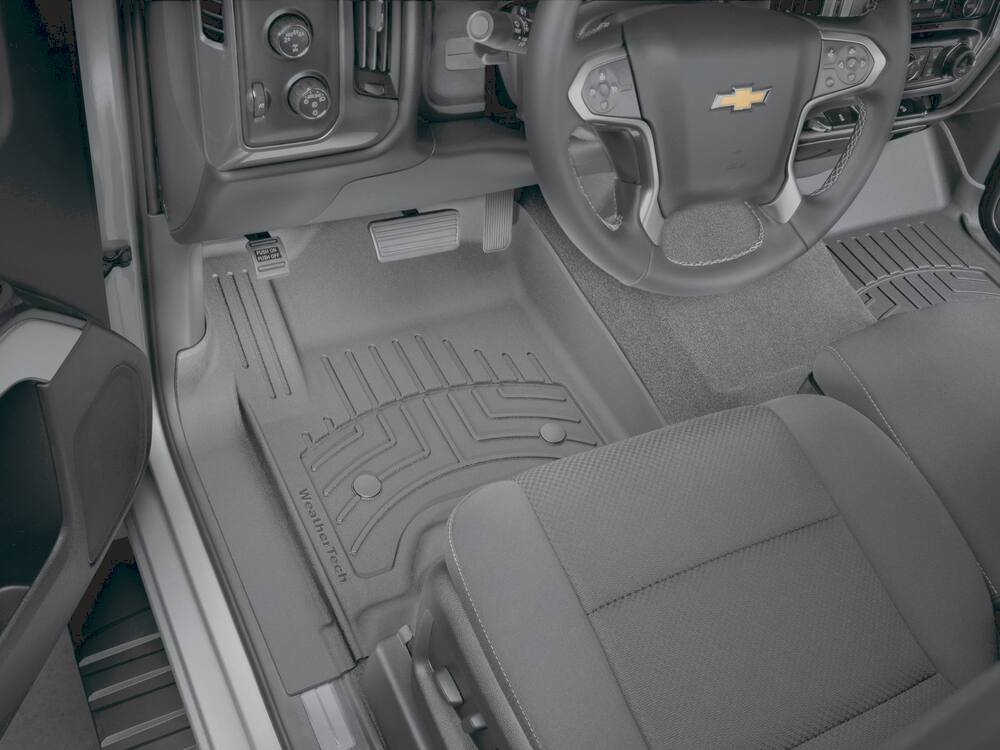 WeatherTech FloorLiner HP for Front Row Seats, Black
