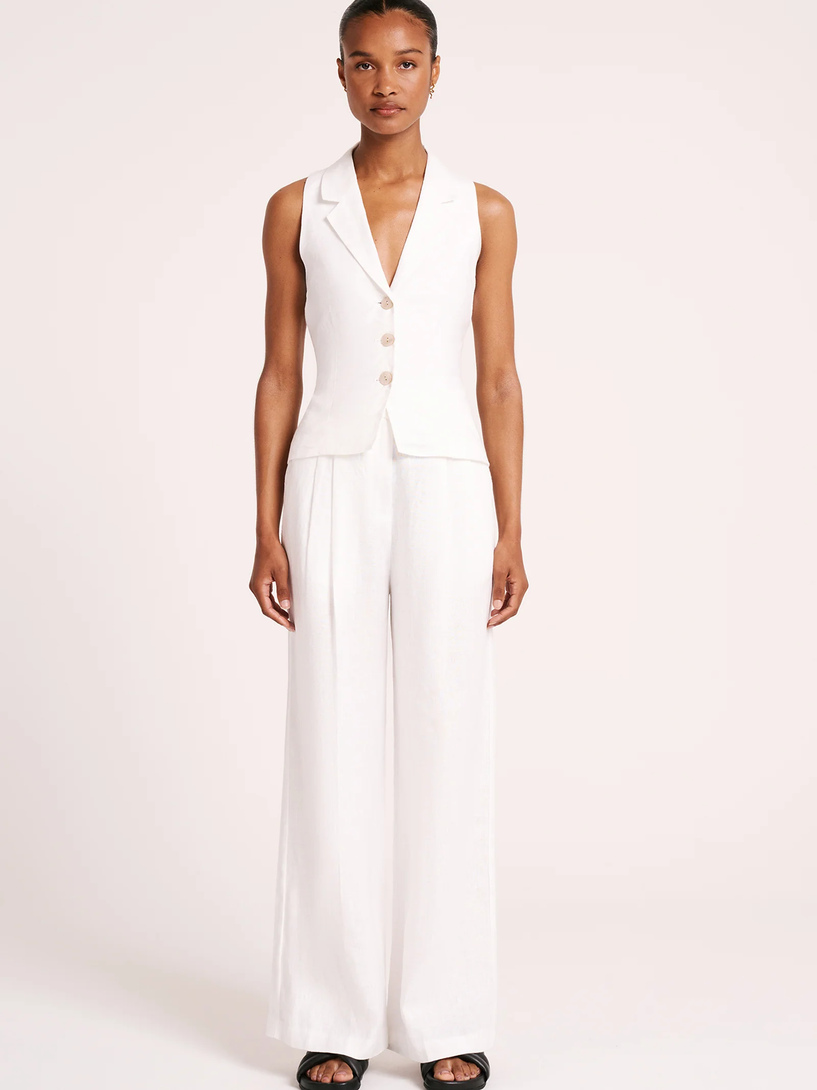Thilda Linen Vest