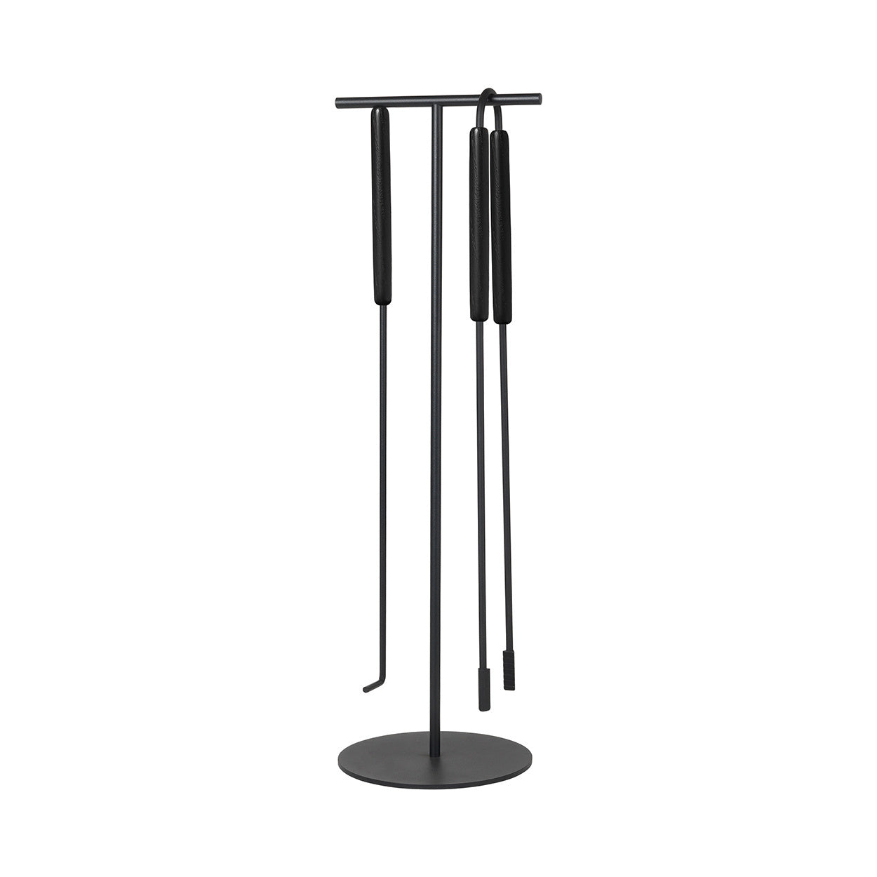 Ashi 3delige Openhaardset Black Oak   Zwart