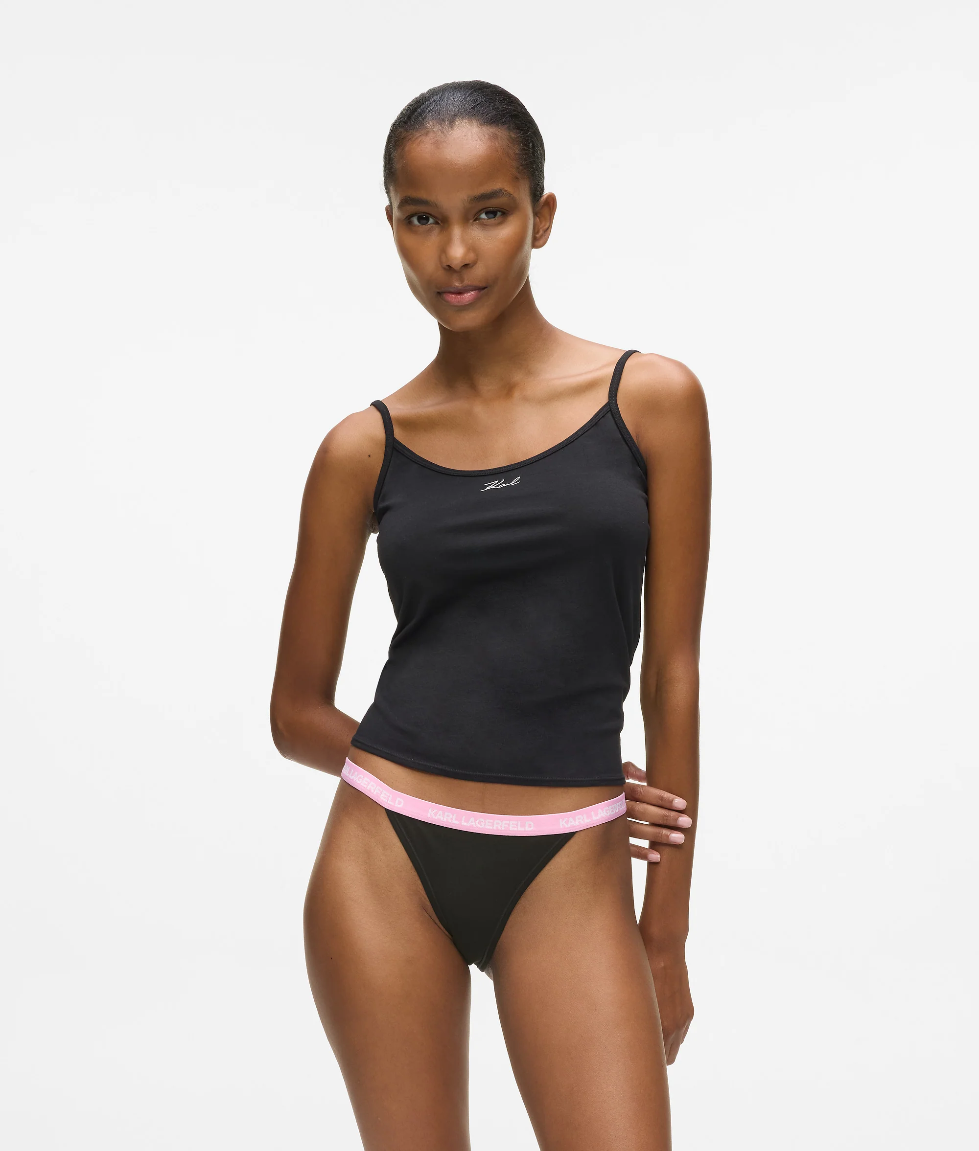 Culotte brésilienne multicolore avec élastique à la taille – lot de 3