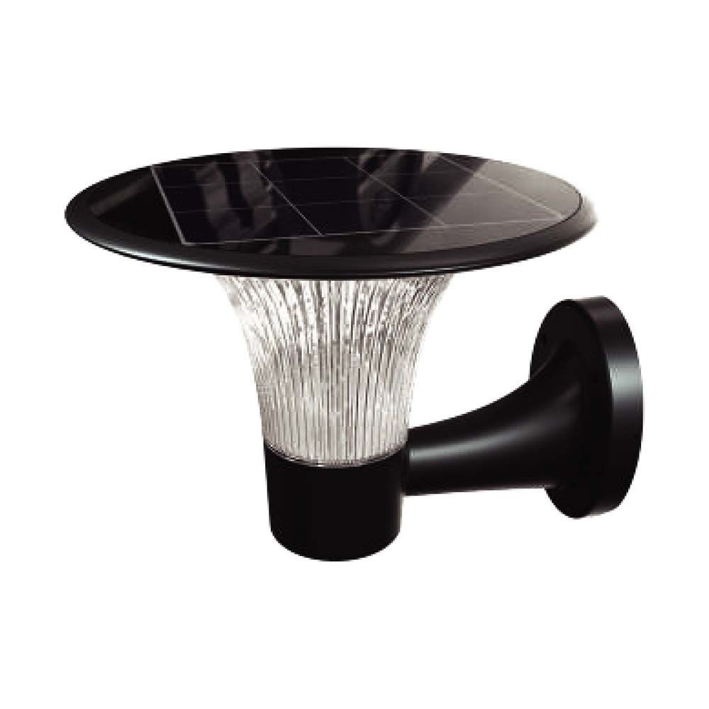 Kinkiet solarny VT-425 z czujnikiem czarny LED 1x15W 1900lm IP65 V-TAC